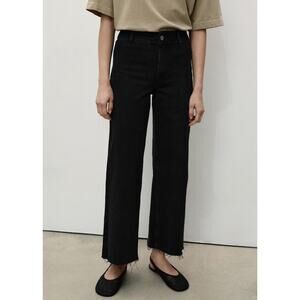 Normcore Capsule Staple Ming Black Denim Jeans - Wide Leg, Size 6